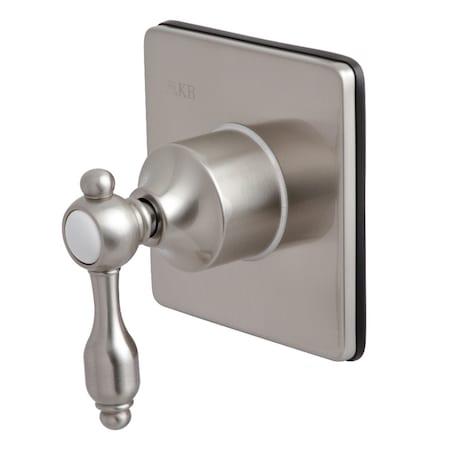 Kingston Brass KS3048TAL Tudor Three-Way Diverter Valve W/ Trim Kit, Brushed Nickel KS3048TAL